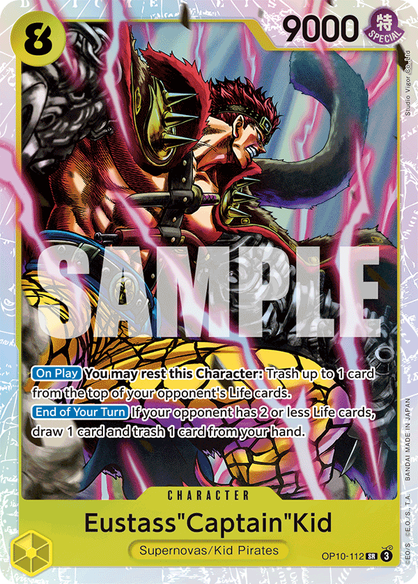 Eustass"Captain"Kid One Piece card