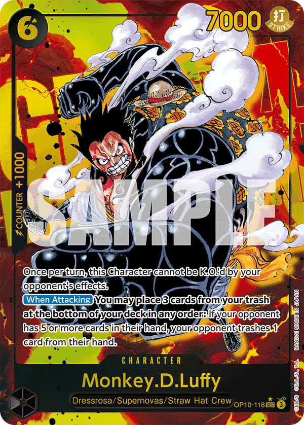 Monkey.D.Luffy One Piece card