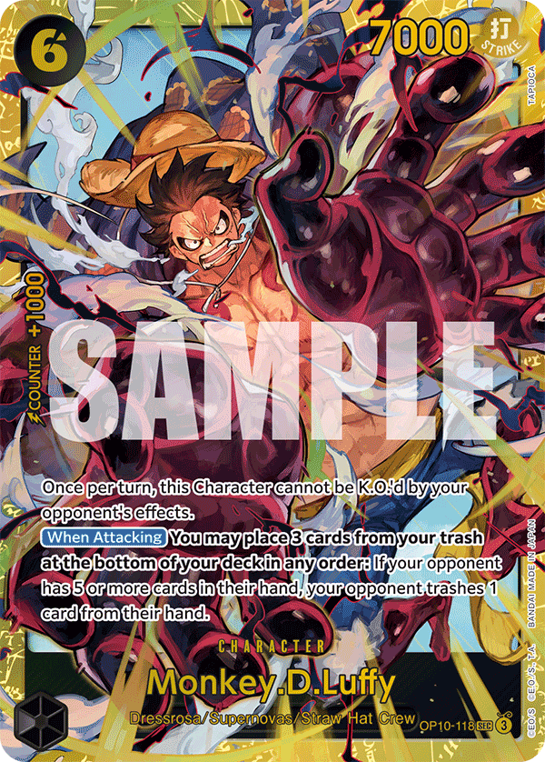 Monkey.D.Luffy One Piece card
