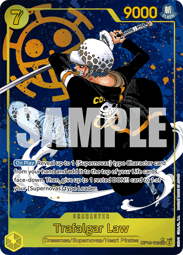 Trafalgar Law One Piece card