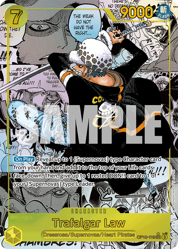 Trafalgar Law One Piece card