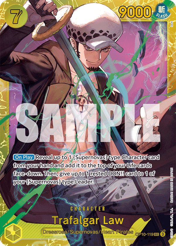 Trafalgar Law One Piece card