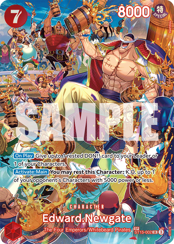 Edward.Newgate One Piece card
