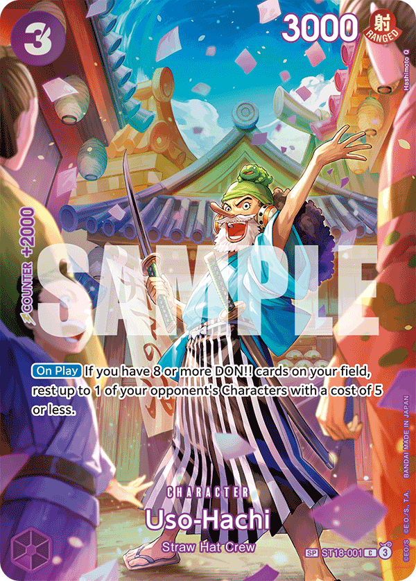 Uso-Hachi One Piece card