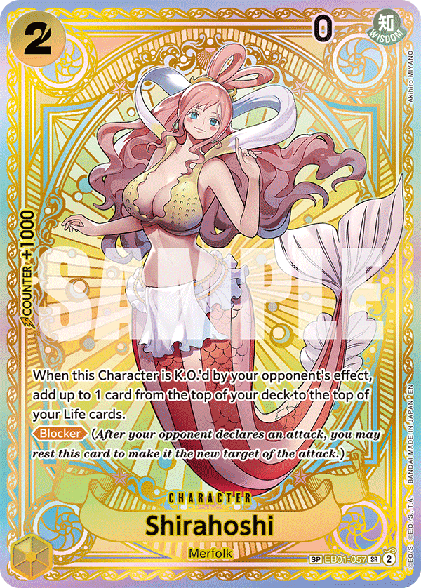 Shirahoshi One Piece card