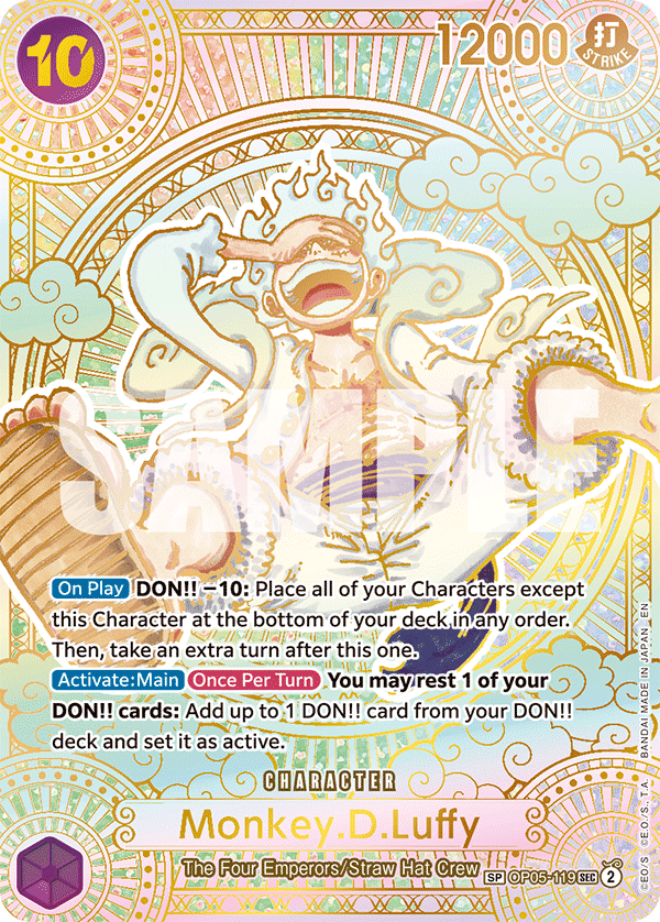 Monkey.D.Luffy One Piece card