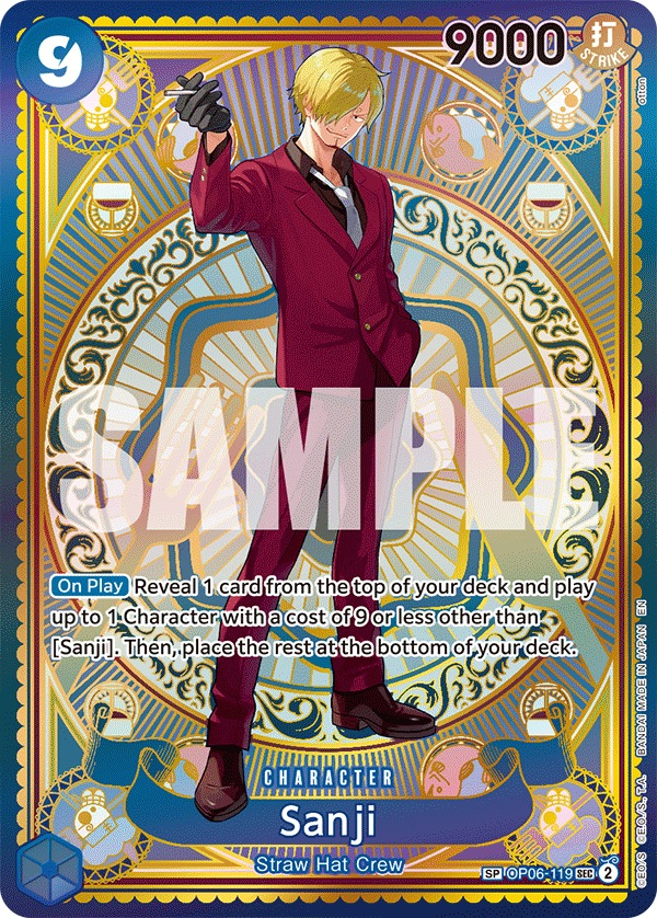 Sanji One Piece card