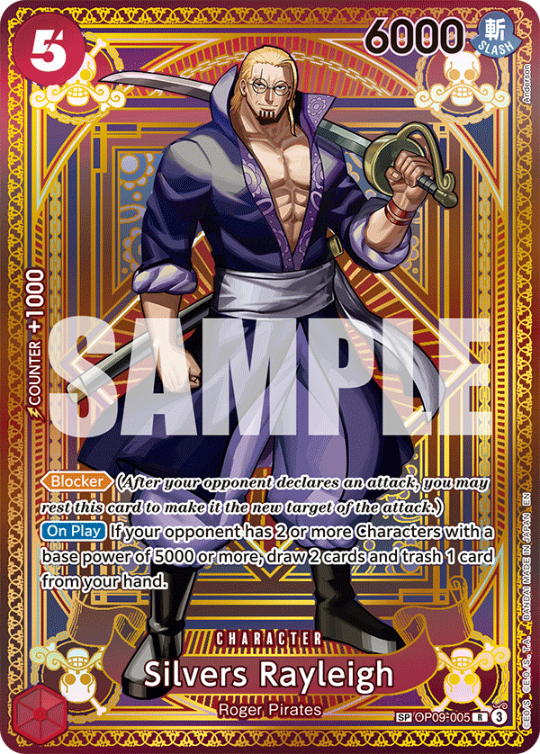 Silvers Rayleigh One Piece card