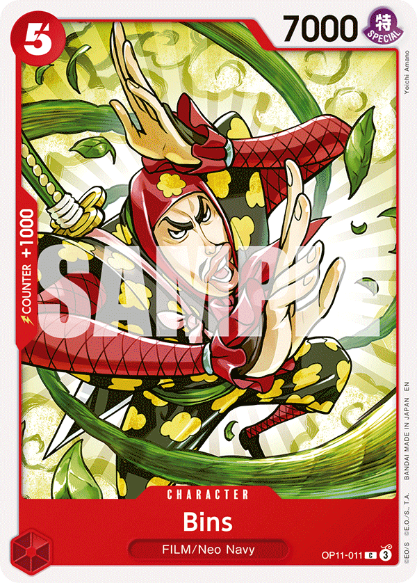 Bins One Piece card