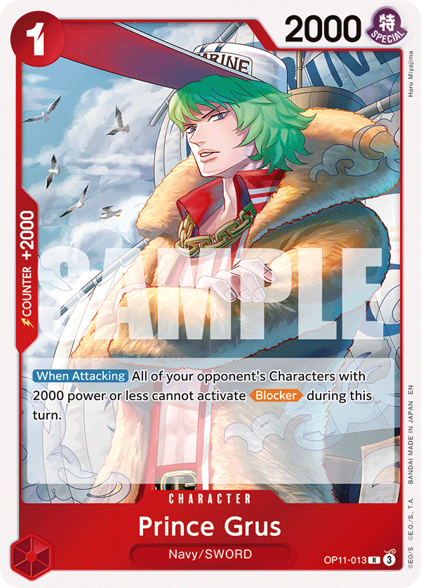 Prince Grus One Piece card