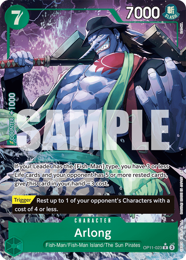 Arlong One Piece card