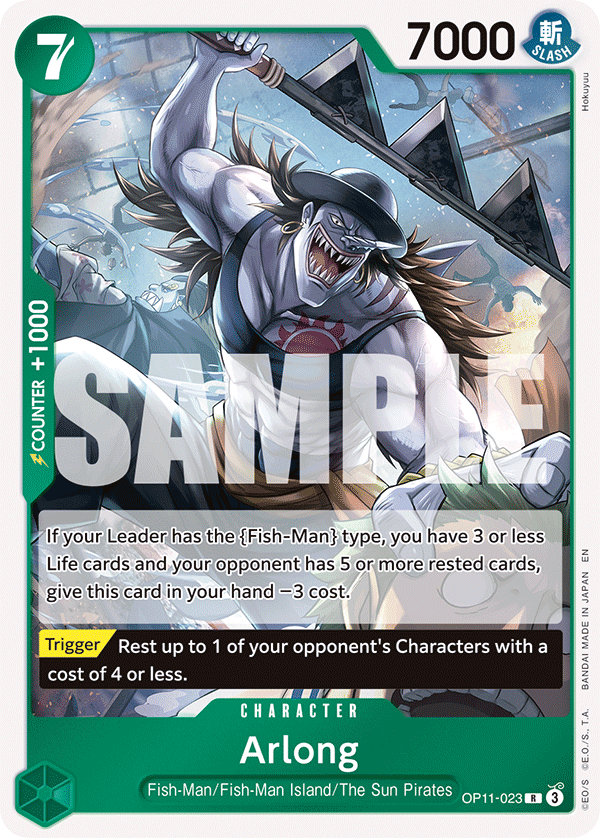 Arlong One Piece card