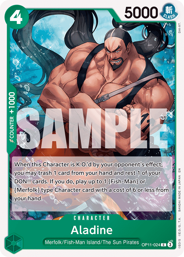 Aladine One Piece card
