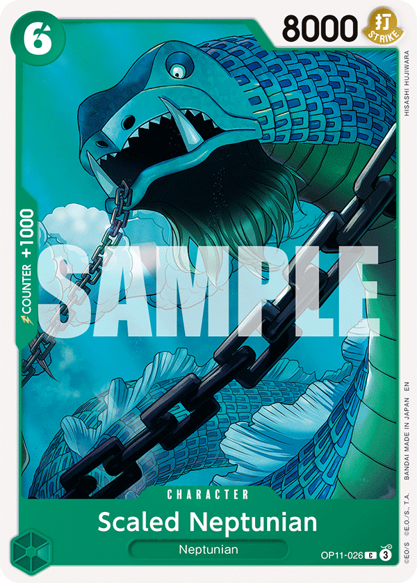 Scaled Neptunian One Piece card