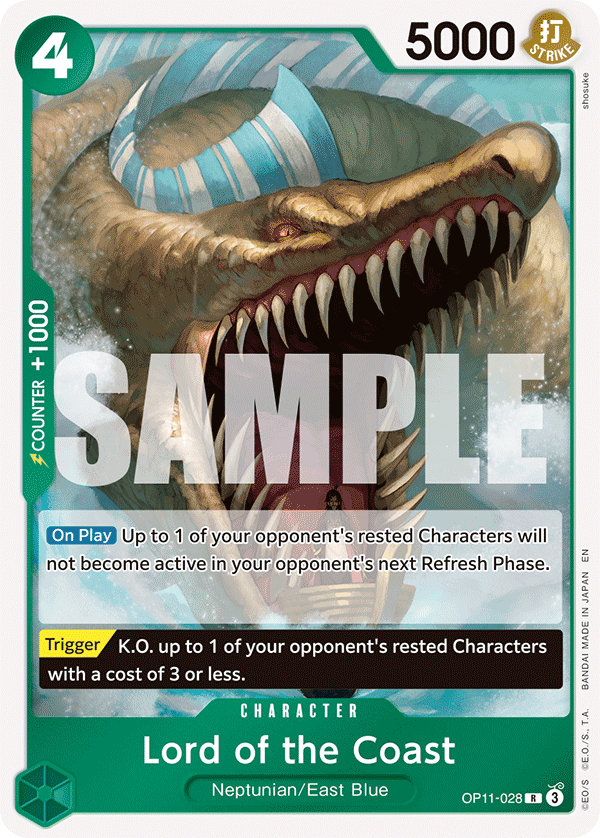 Lord of the Coast One Piece card