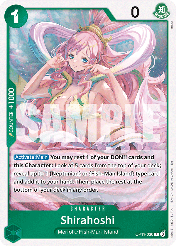 Shirahoshi One Piece card