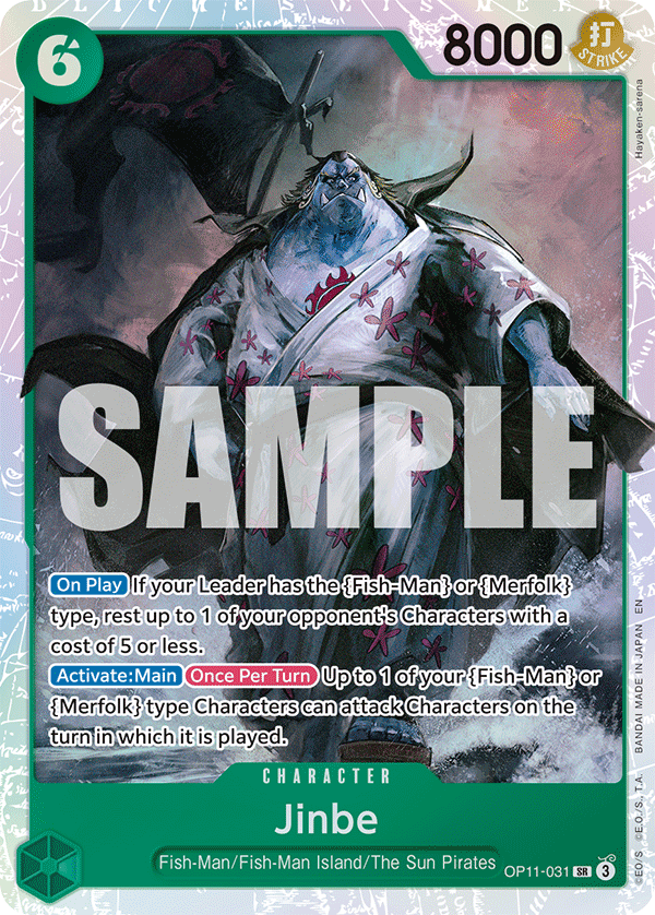 Jinbe One Piece card