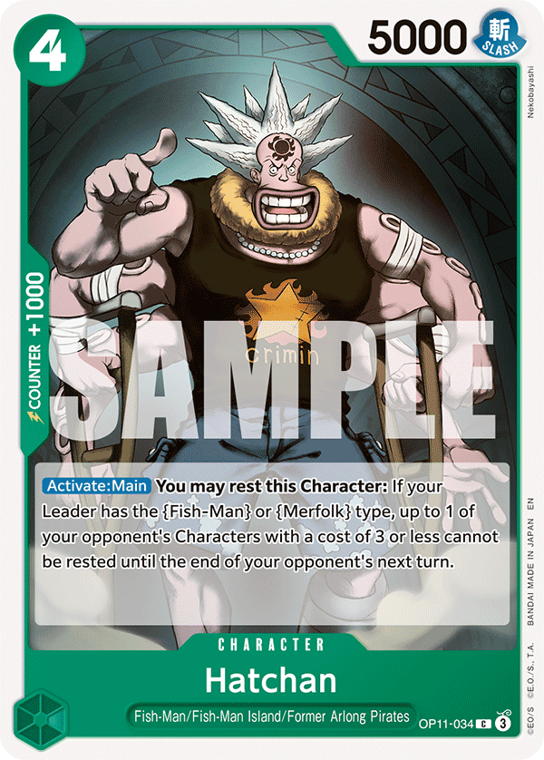 Hatchan One Piece card
