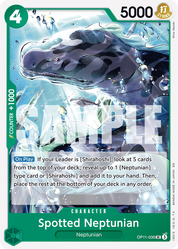 Spotted Neptunian One Piece card