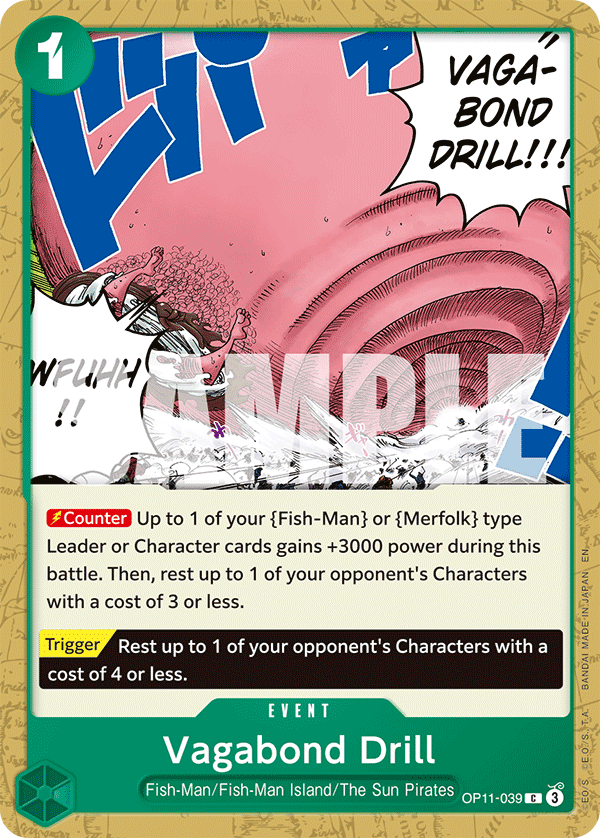 Vagabond Drill One Piece card