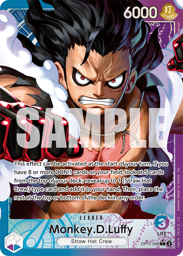 Monkey.D.Luffy One Piece card