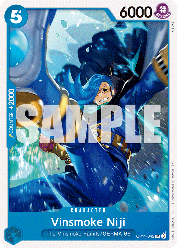 Vinsmoke Niji One Piece card