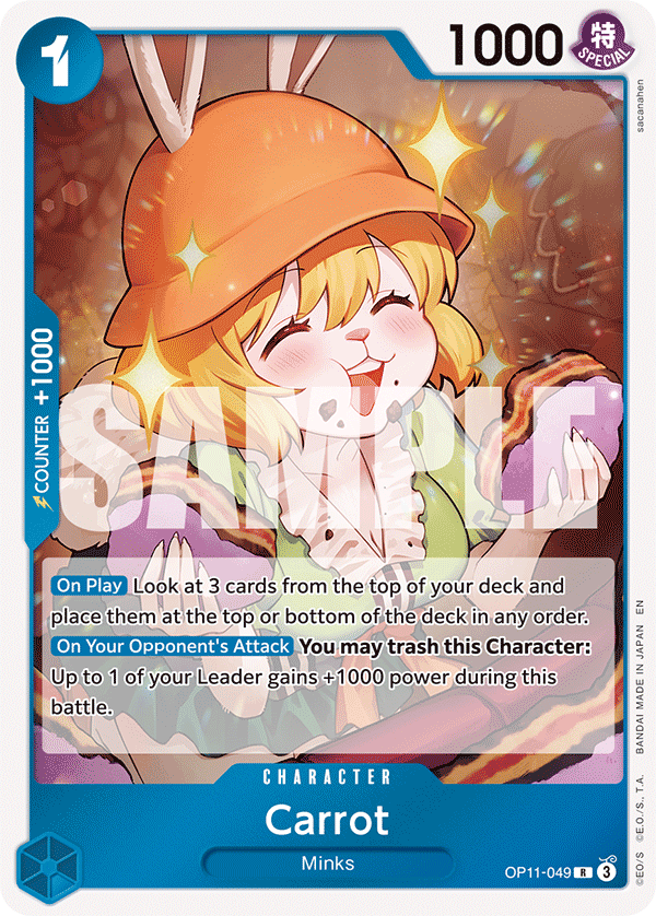 Carrot One Piece card