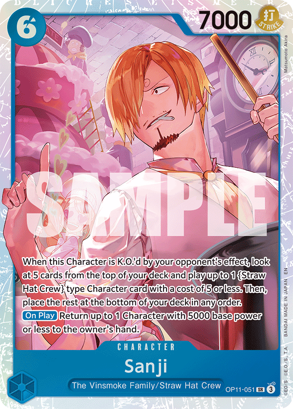 Sanji One Piece card