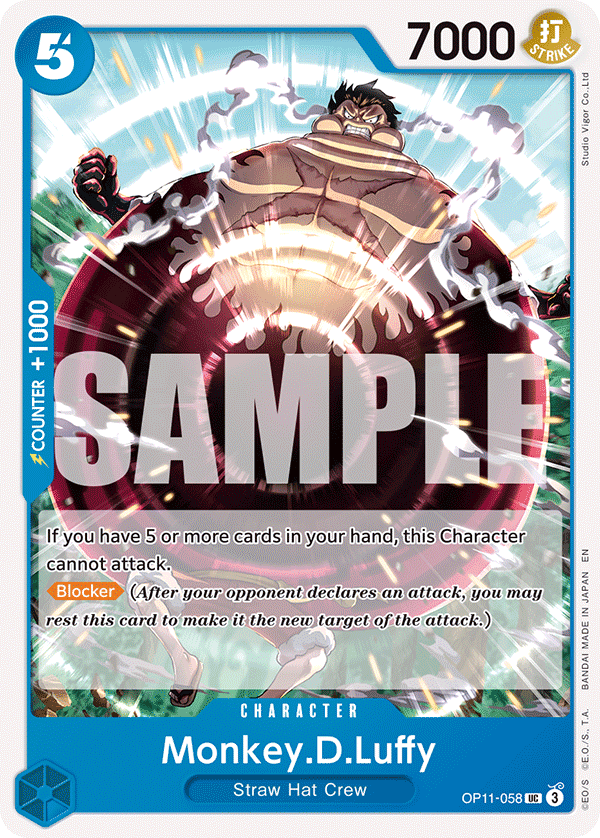 Monkey.D.Luffy One Piece card
