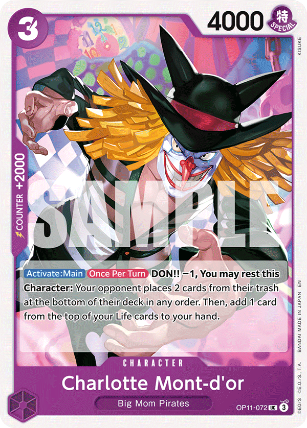 Charlotte Mont-d'or One Piece card