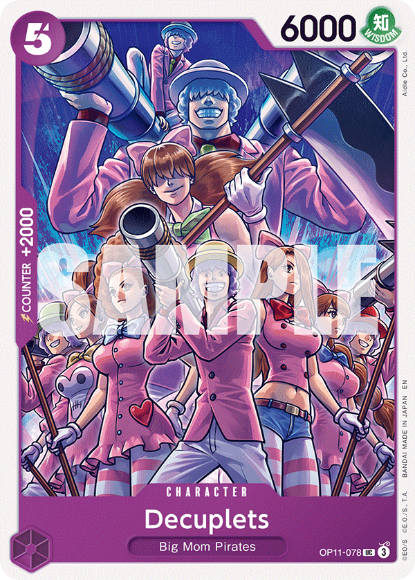 Decuplets One Piece card