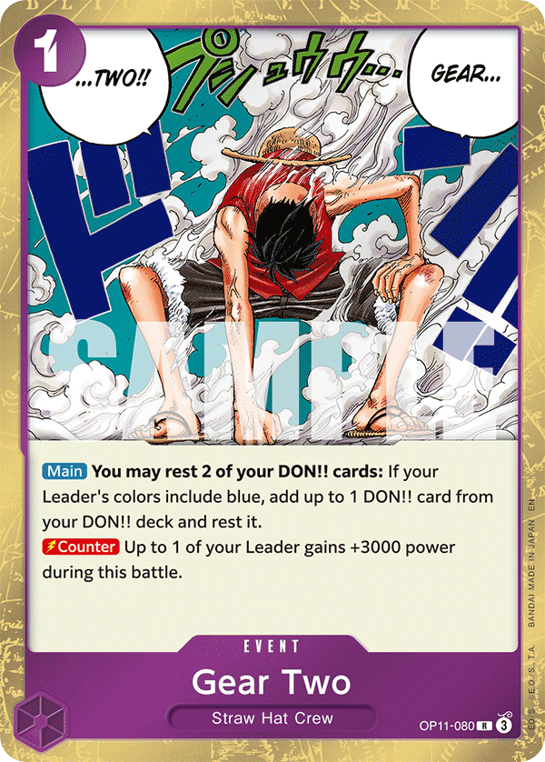 Gear Two One Piece card