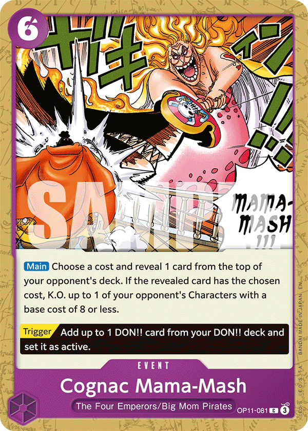 Cognac Mama-Mash One Piece card