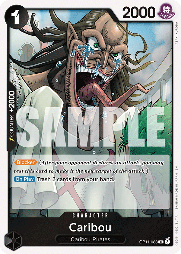 Caribou One Piece card