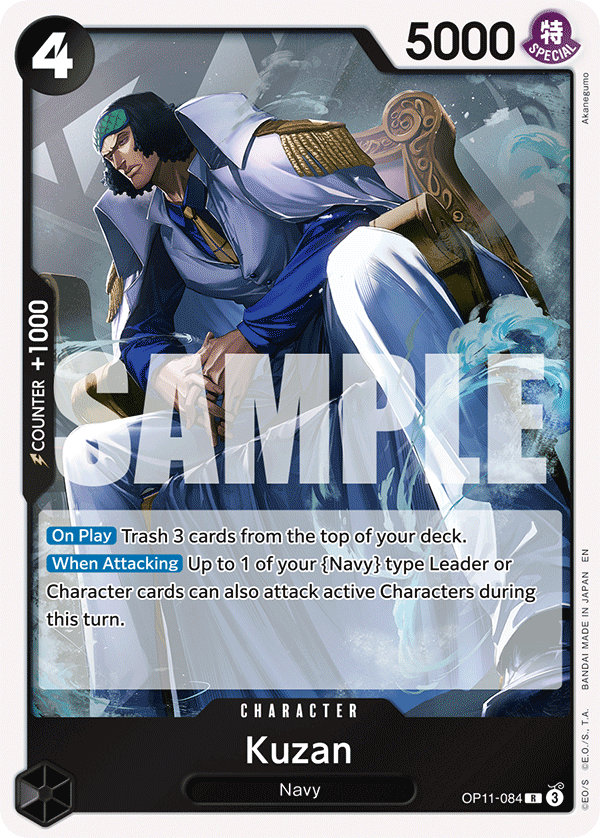 Kuzan One Piece card