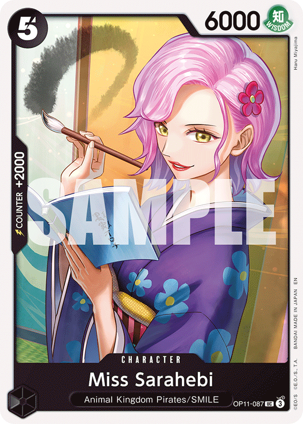 Miss Sarahebi One Piece card