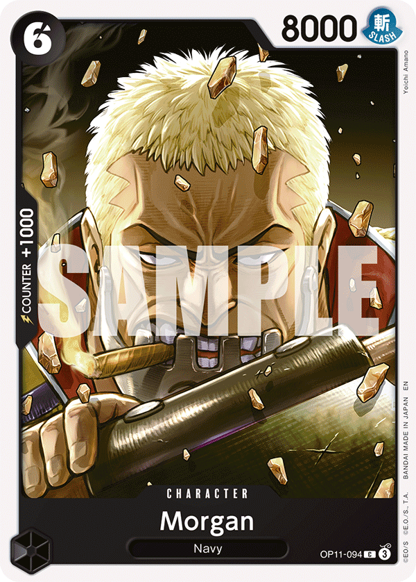 Morgan One Piece card