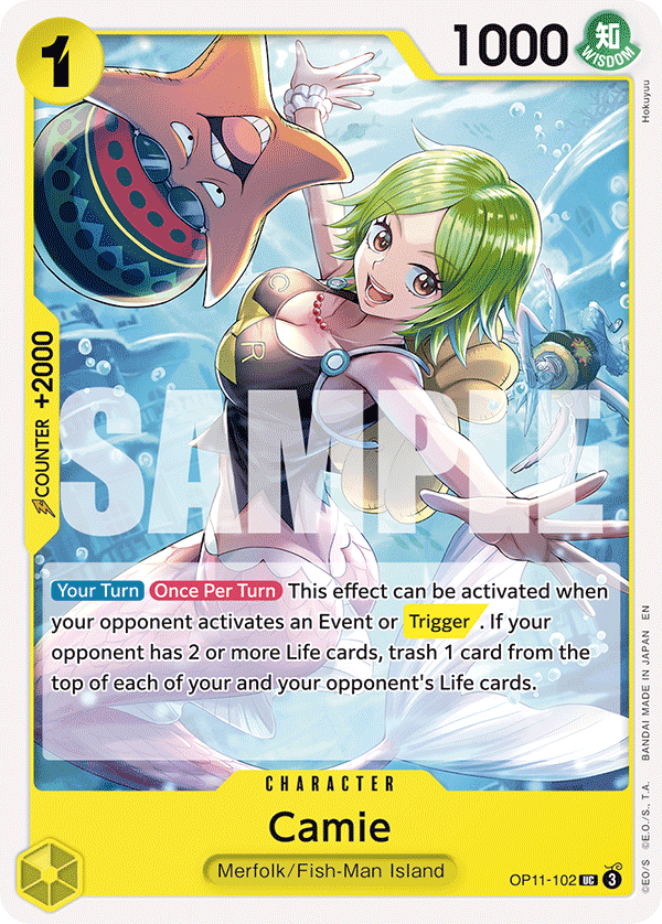 Camie One Piece card