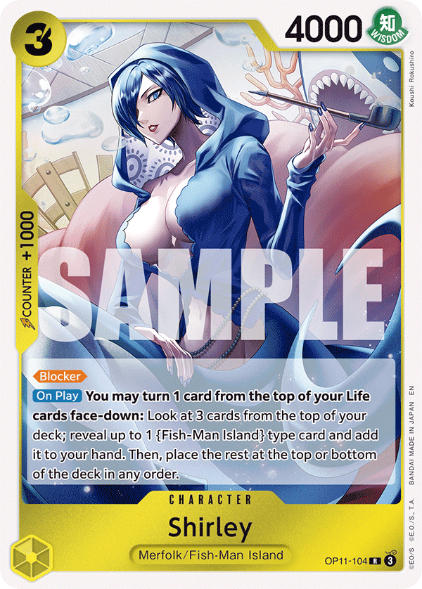 Shirley One Piece card