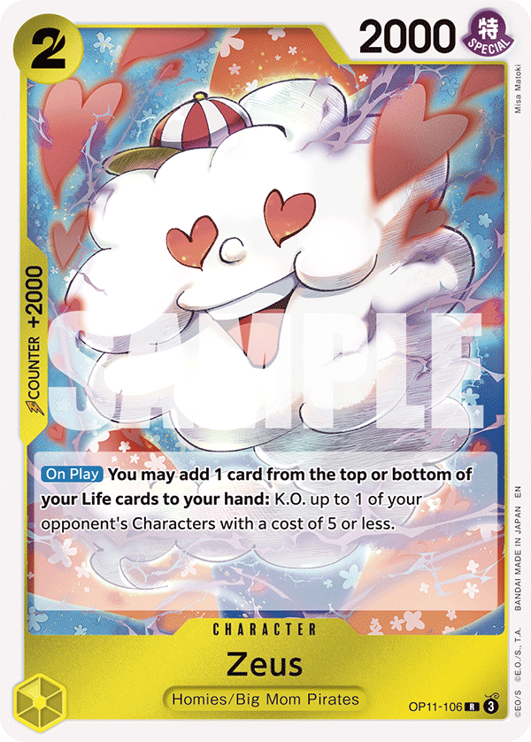 Zeus One Piece card