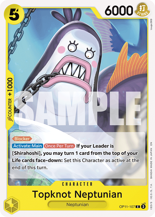 Topknot Neptunian One Piece card
