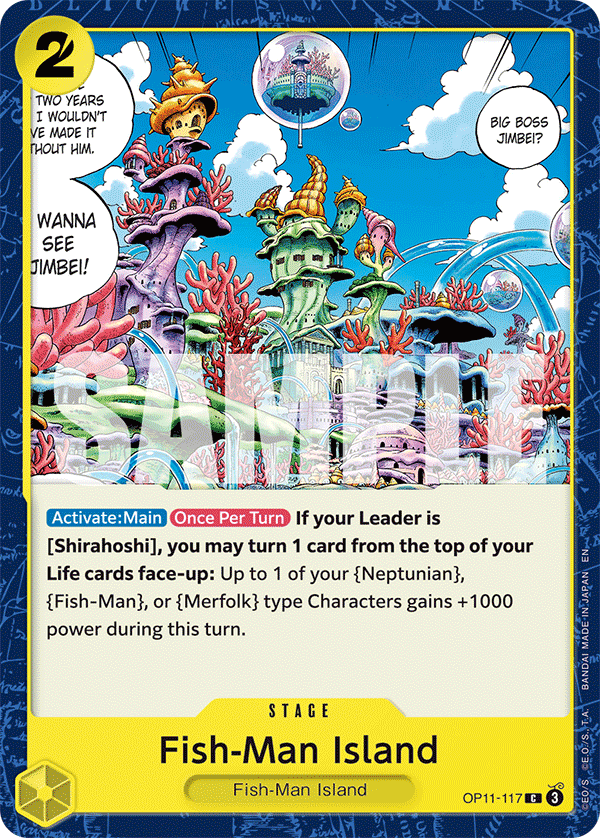 Fish-Man Island One Piece card