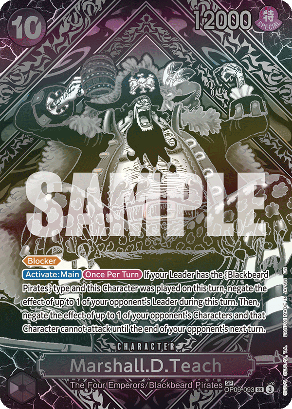 Marshall.D.Teach One Piece card