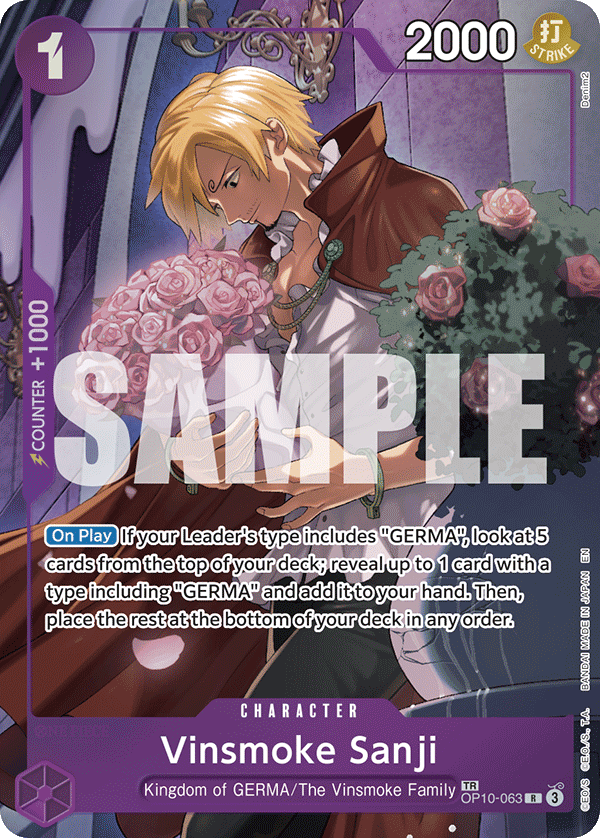 Vinsmoke Sanji One Piece card