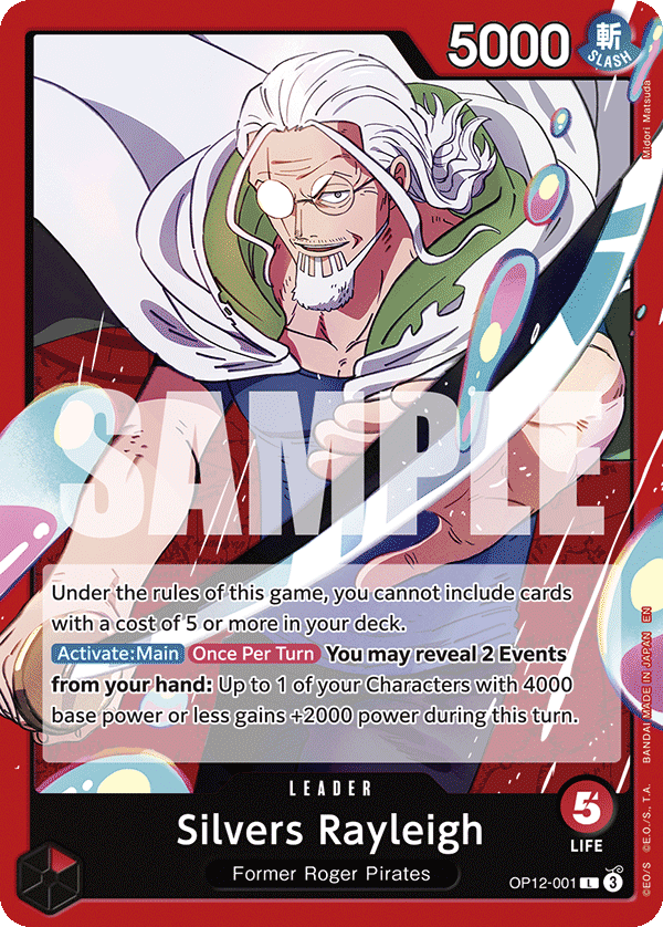 Silvers Rayleigh One Piece card