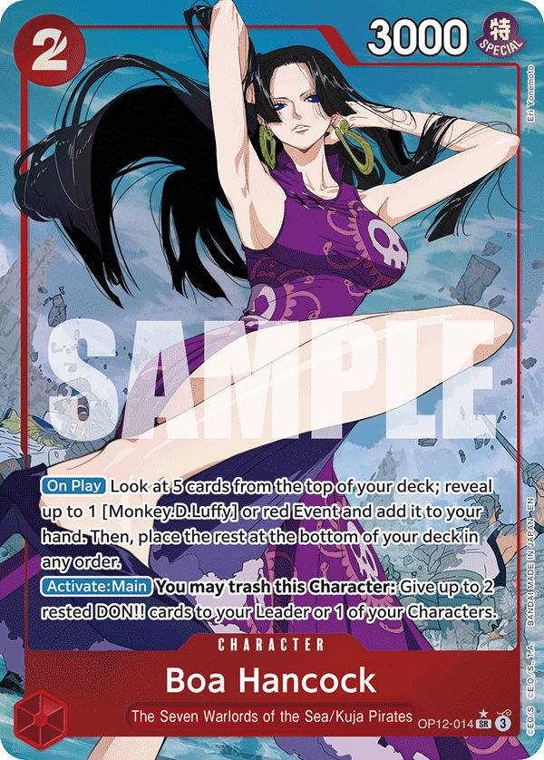 Boa Hancock One Piece card