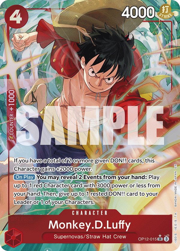 Monkey.D.Luffy One Piece card