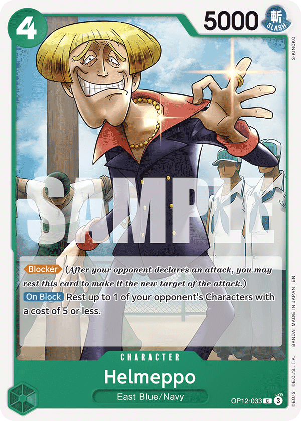 Helmeppo One Piece card