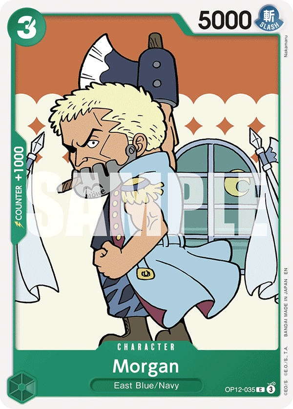 Morgan One Piece card