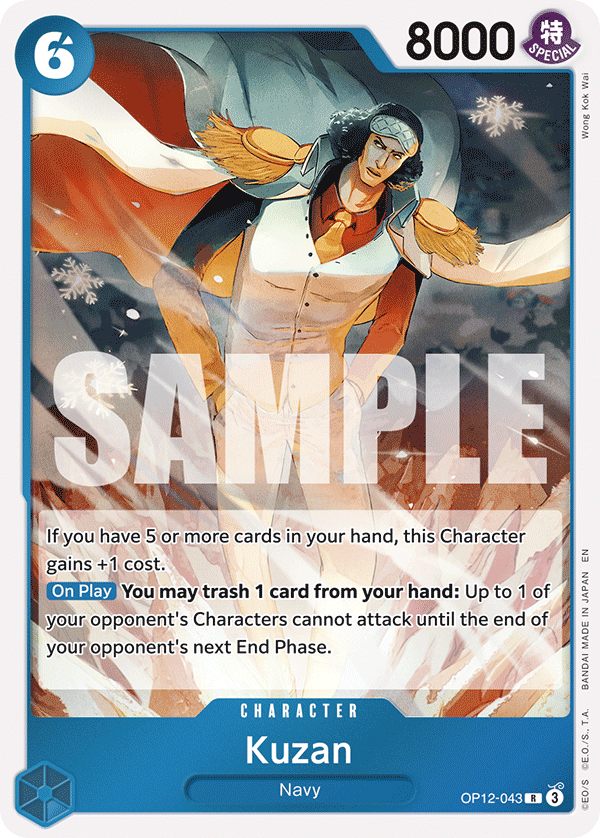 Kuzan One Piece card